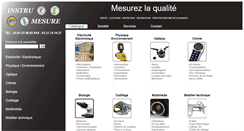 Desktop Screenshot of instrumesure.fr